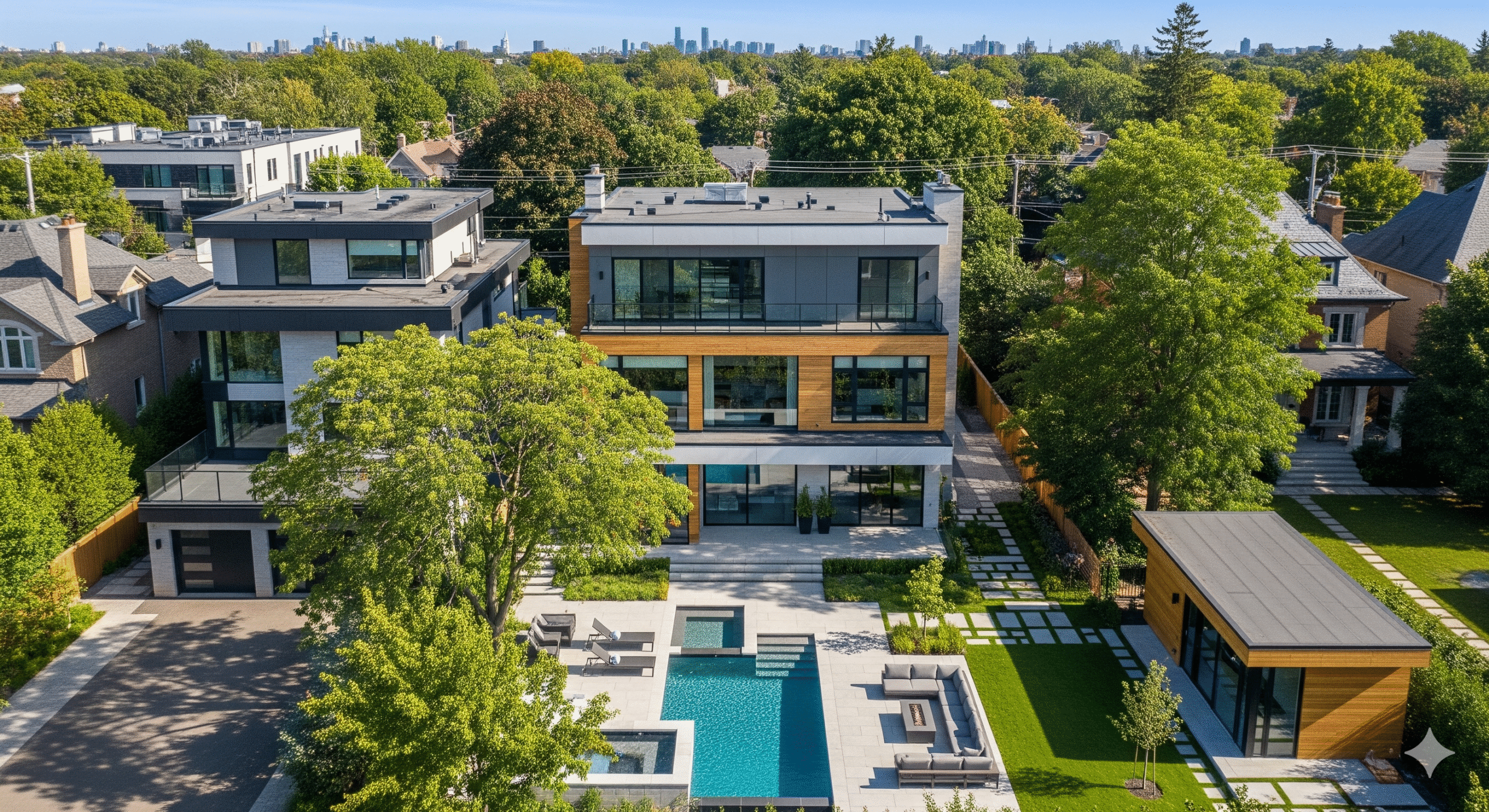 aerial photography in Toronto real estate listings