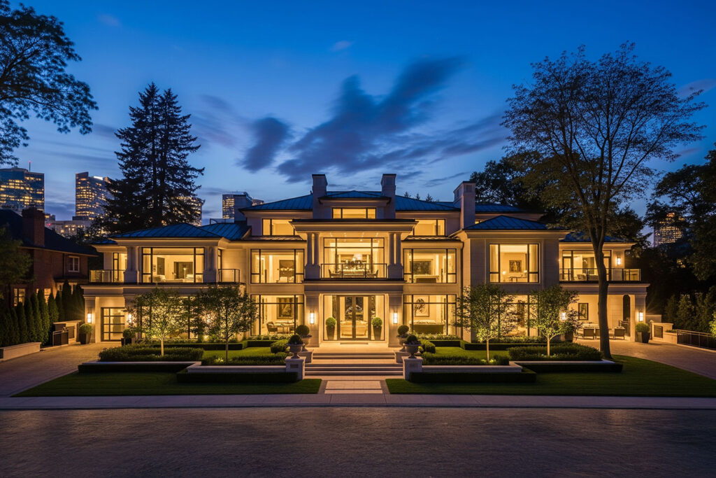 Twilight Photography Toronto real estate exterior